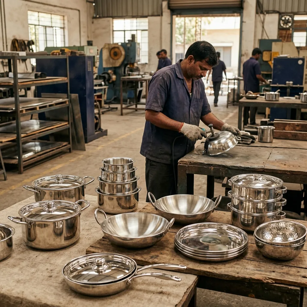 Stainless Steel Houseware sourcing from India